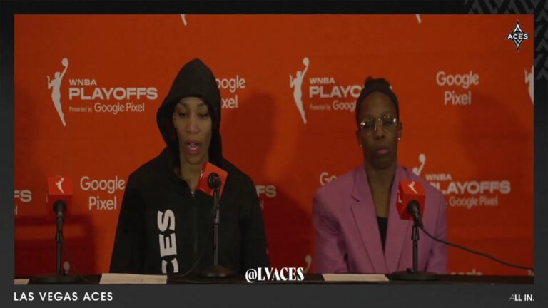 Las Vegas Aces vs Golden State Valkyries Postgame