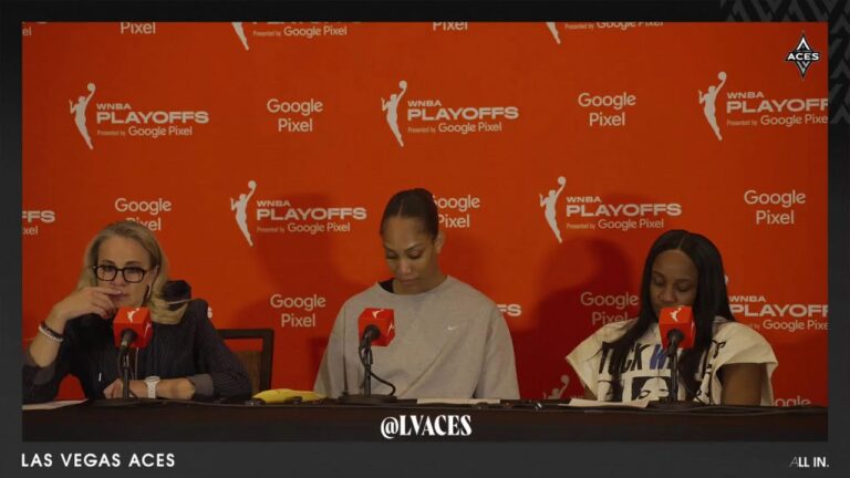 Las Vegas Aces vs Indiana Fever Postgame