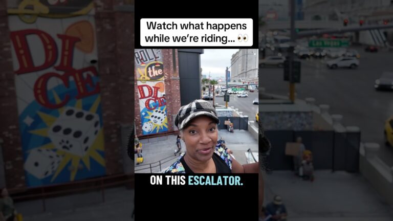 Las Vegas Escalator Suddenly Stops—and I Fall!