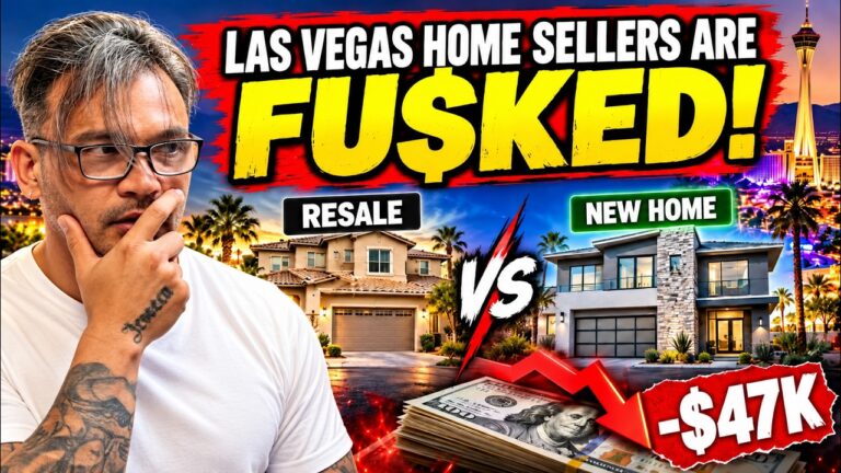 Las Vegas Home Sellers Are SCREWED! New Home Builders & High Mortgage Rates Could Cost You 10%