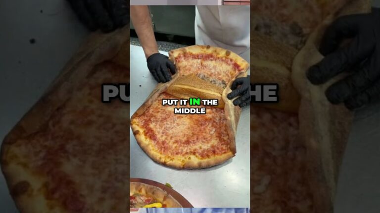 Las Vegas Pizza Sandwich! #shorts