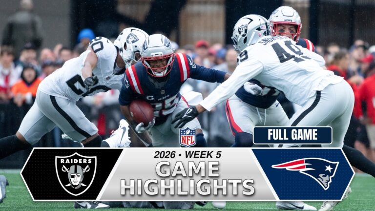 Las Vegas Raiders vs. New England Patriots | Full Game Highlights | Oct 11, 2026 Week 5 | NFL Season