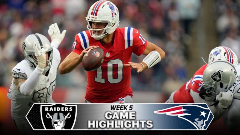 Las Vegas Raiders vs. New England Patriots Game Highlights | 2026 NFL Season Week 5
