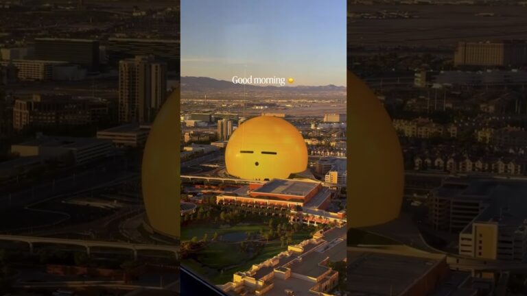 Las Vegas Sphere caught #bts