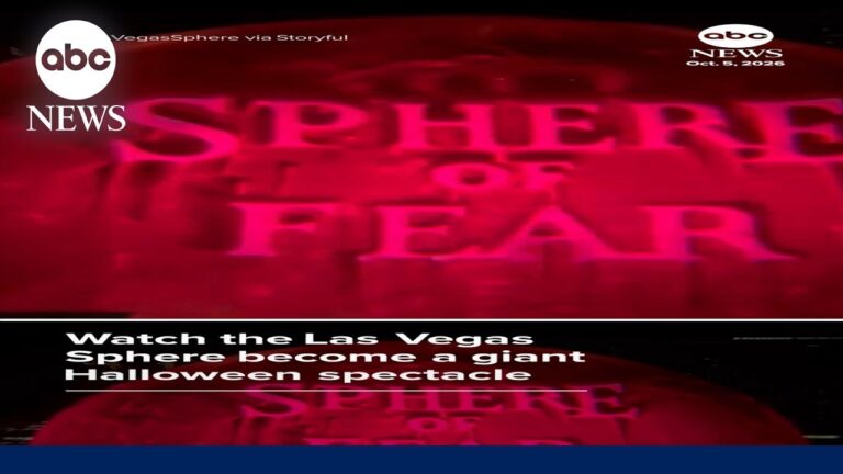 Las Vegas’ Sphere is getting into the Halloween spirit