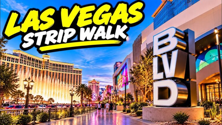Las Vegas Strip Walk | Exploring the new BLVD | October 2026