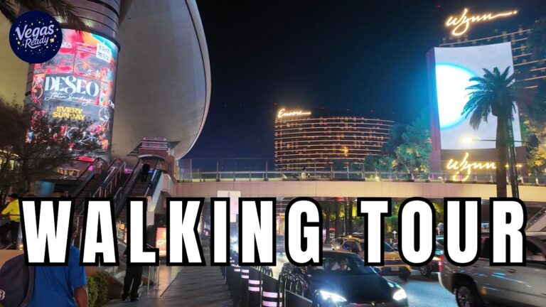 Las Vegas Strip Walking Tour On A Sunday Night In October 2026