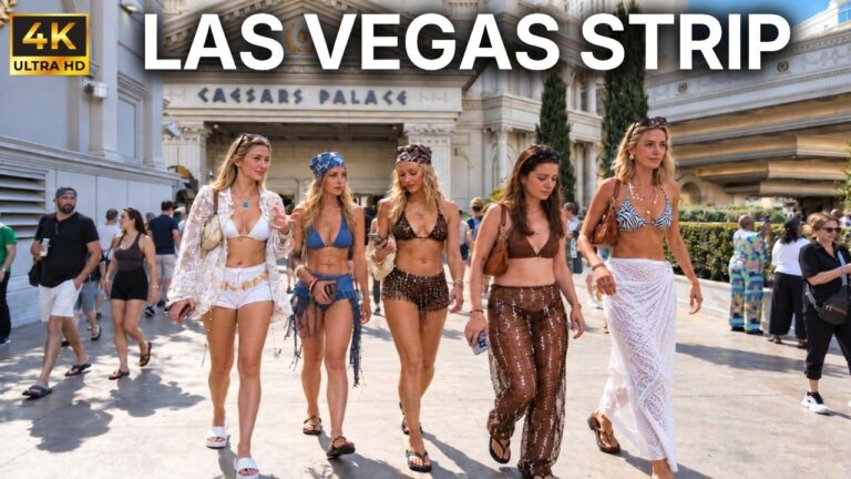 Las Vegas Strip Walking Tour | Summer in October | October 2026 [4K HDR]