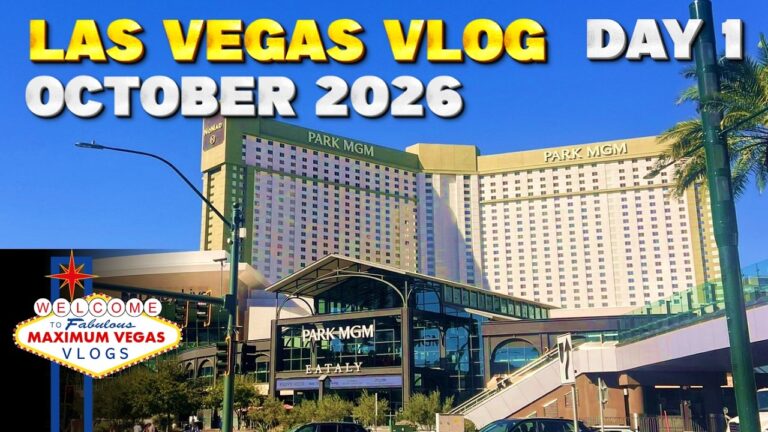 Las Vegas Vlog October 2026 – Lots of Bonuses on Day 1