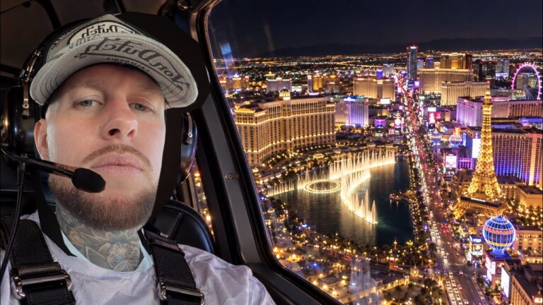 Las Vegas from a helicopter is INSANE!!