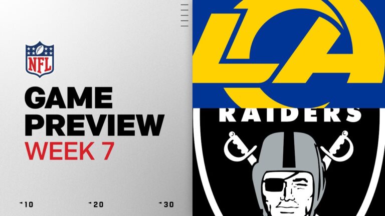 Los Angeles Rams vs Las Vegas Raiders | 2026 Week 7 Game Preview