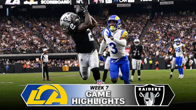 Los Angeles Rams vs. Las Vegas Raiders Game Highlights | NFL 2026 Season Week 7