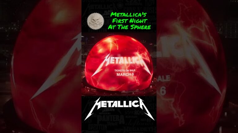 Metallica Opening Night at the Sphere Las Vegas (Oct 1, 2026) #Metallica #MetallicaSphere #Sphere