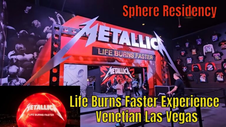 Metallica Sphere Las Vegas Life Burns Faster Experience