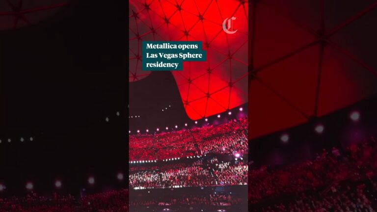 Metallica opens Las Vegas Sphere residency