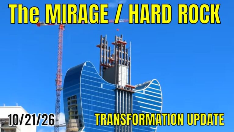 Mirage to Hard Rock Hotel Transformation Update 10 21 2026