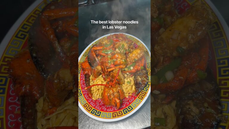 No one does lobster noodles better than this spot in Las Vegas #lobster #noodles #food #vegas