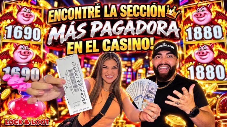 OMG! ENCONTRÉ LA MEJOR SECCIÓN PARA JUGAR EN TODO LAS VEGAS! 😱🎰💰