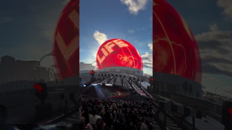 Opening Night Of Metallica at the Las Vegas Sphear