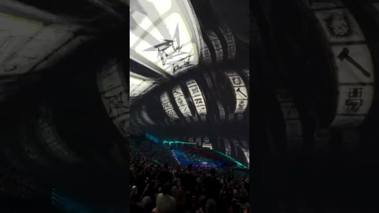 Opening Night of Metallica at the Las Vegas Sphear