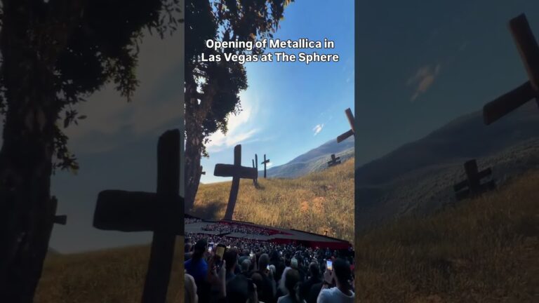 Opening of METALLICA show at The Sphere, Las Vegas (October 1st, 2026)