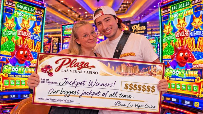 Our New BIGGEST JACKPOT EVER At Plaza Las Vegas!