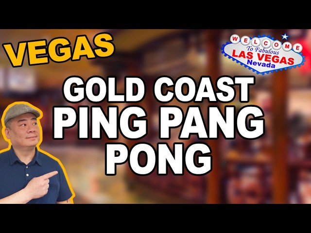 PING PANG PONG, PING PANG PONG.. Gold Coast Casino, Las Vegas