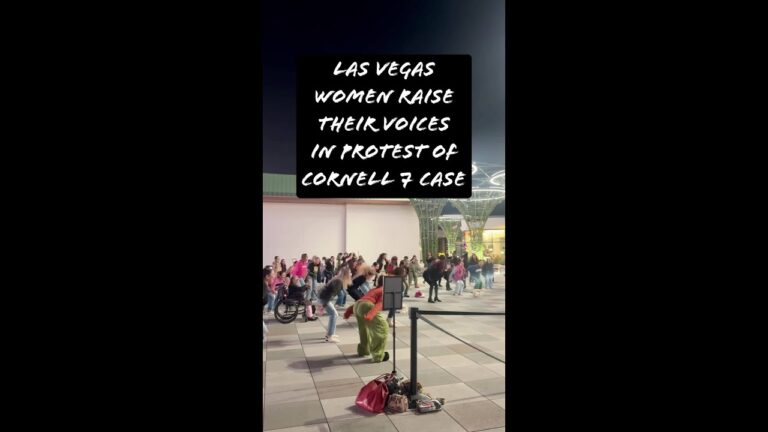 Protest in Las Vegas over Cornell 7 case