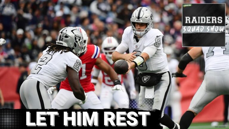 RAIDERS SQUAD SHOW: Las Vegas RAIDERS @ PATRIOTS RECAP, Ashton JEANTY is NOT a BUST