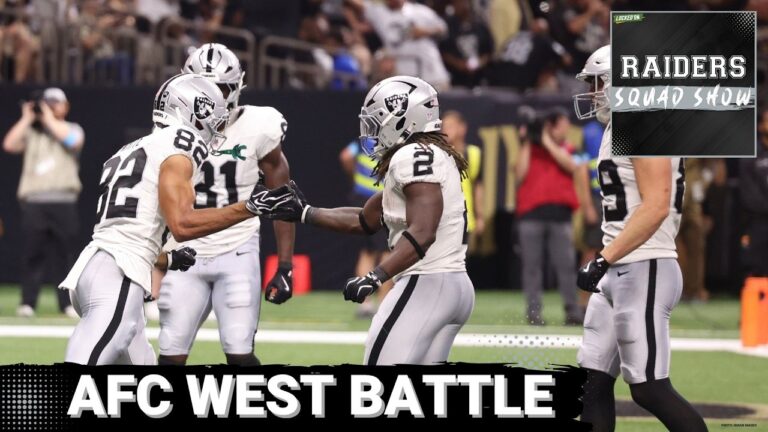 RAIDERS SQUAD SHOW: Las Vegas RAIDERS vs Kansas City CHIEFS PREVIEW, AFC WEST 1st place BATTLE