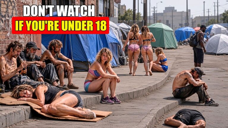 Real Life in Las Vegas: The City of Lights and Homeless People Wandering Like “Zombies”