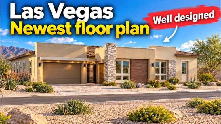 Richmond American Rowan Model Home Tour | Summerlin Las Vegas Luxury Single Story Home 3,710 Sq Ft
