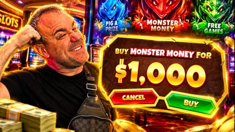 She Found A New Slot In VEGAS That Let’s Us Bet $1,000 PER SPIN!