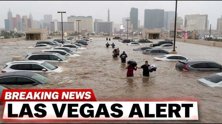 Shocking Images Of Flash Floods SLAMMING Las Vegas