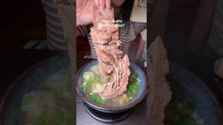 Short Rib Pho from Pho Concept Las Vegas #pho #shortrib #vietnamesefood #vegaseats