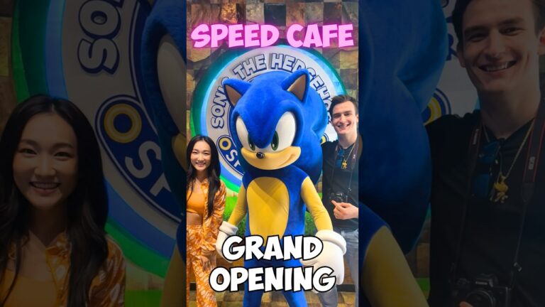 Sonic Speed Cafe Grand Opening! Las Vegas 2026