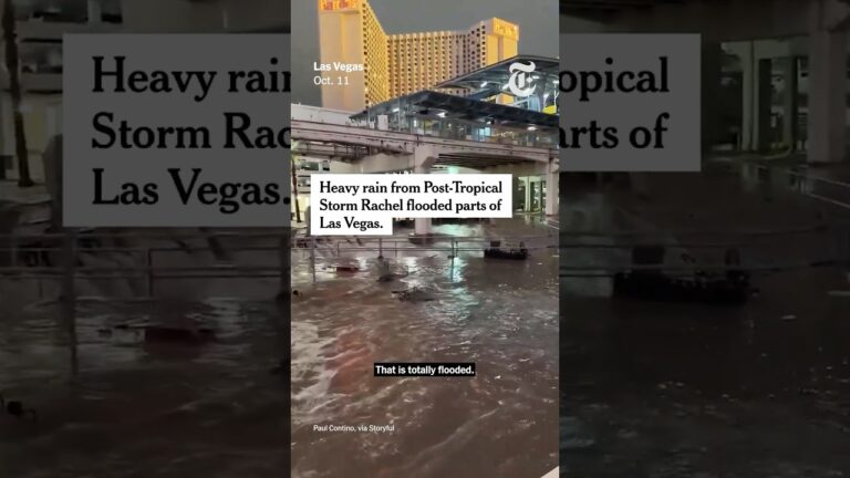 Storm Floods Parts of Las Vegas Strip