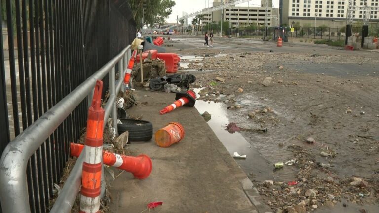 Storm Rachel brings flooding, debris and downed power lines to Las Vegas