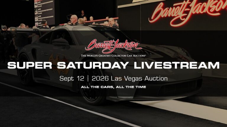 Super Saturday Barrett-Jackson 2026 Las Vegas Livestream Replay // All the Cars, All the Time