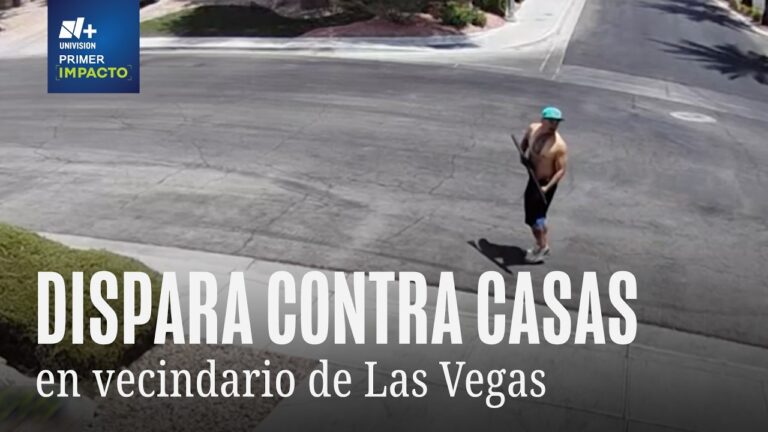 Terror en Las Vegas: hombre armado con un AR-15 dispara contra varias casas