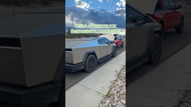 Tesla CyberTruck EV Emergency Charging Las Vegas