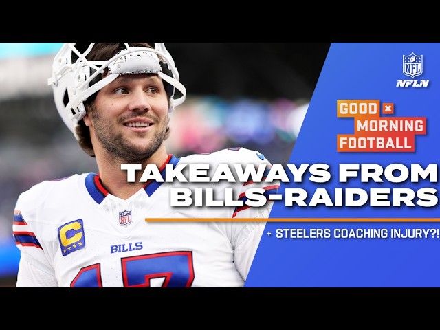 The Bills ‘find a way’ to win vs. Raiders + Mike McCarthy tweaks ankle on field?! | GMFB