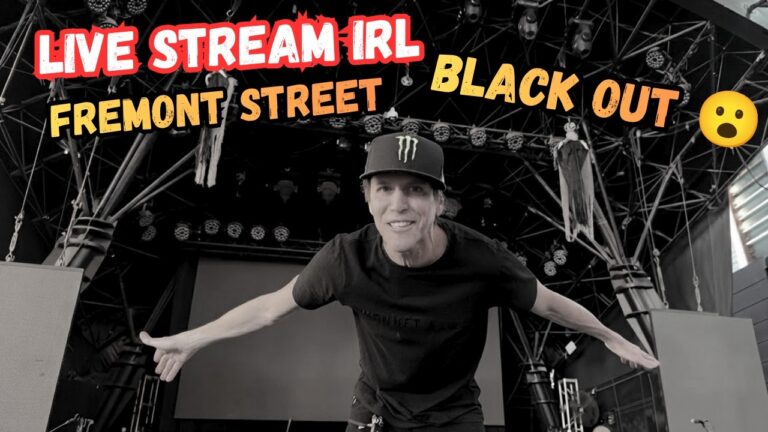 The Canopy BLACKED OUT on Fremont Street, Livestream IRL , Episode 5