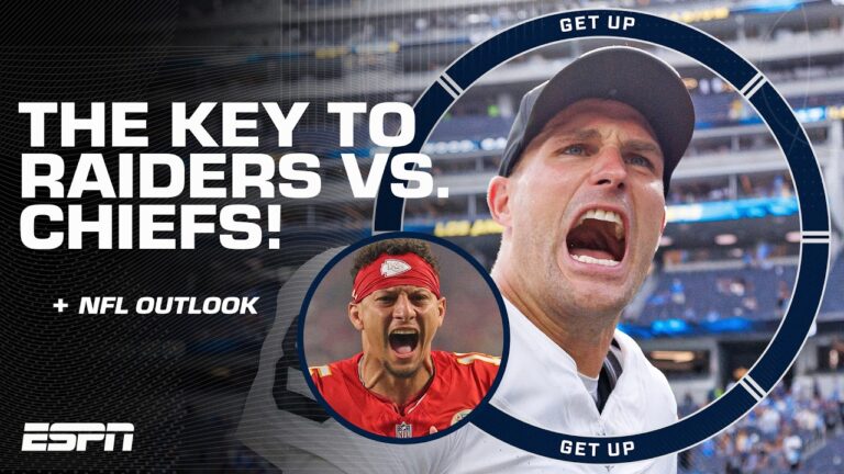 The only way that the Las Vegas Raiders can beat the Kansas City Chiefs is… 👀 | Get Up