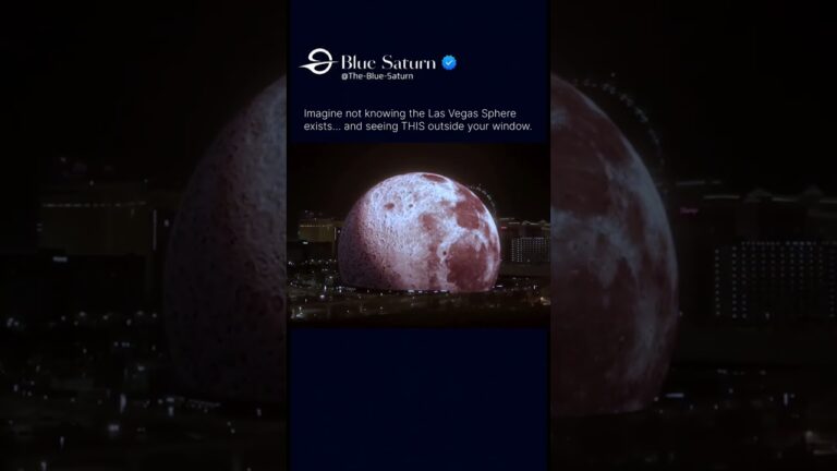 This looks like the Moon landed in Las Vegas.