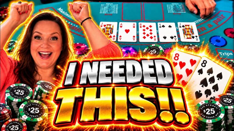 ULTIMATE TEXAS HOLD ‘EM in LAS VEGAS! I NEEDED THIS!! (UTH)