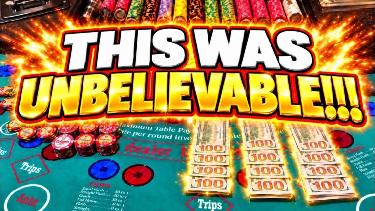 ULTIMATE TEXAS HOLD ‘EM in LAS VEGAS! THIS WAS UNBELIEVABLE!!! (UTH)