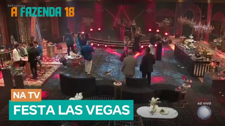 Uma noite em Las Vegas! Peões curtem festa inspirada na famosa cidade | A Fazenda 18