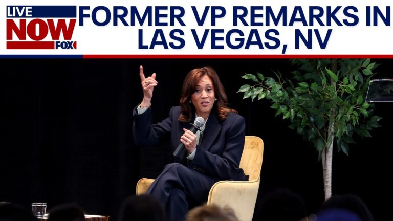 WATCH: Former VP Kamala Harris speaks in Las Vegas, NV