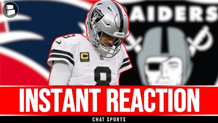 WHAT THE F*CK! Raiders vs. Patriots INSTANT REACTION & Highlights + Marvin Harrison Jr Trade!